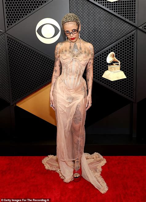 doja cat topless|Doja Cat Wore the Most Naked Dress Ever to the 2024 Grammys